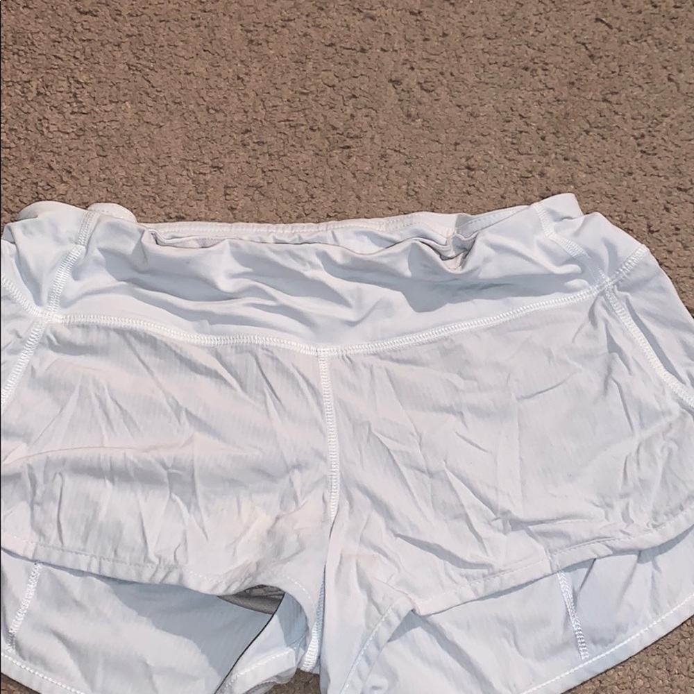 White Lululemon Shorts